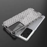 Samsung S21, S21+, S21 Ultra Honeycomb Defensive Case - Translucent