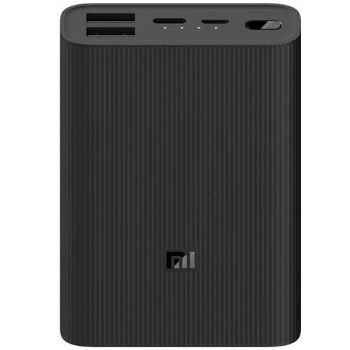 Xiaomi Mi Power Bank 3 Ultra Compact, 10000 mAh - Black