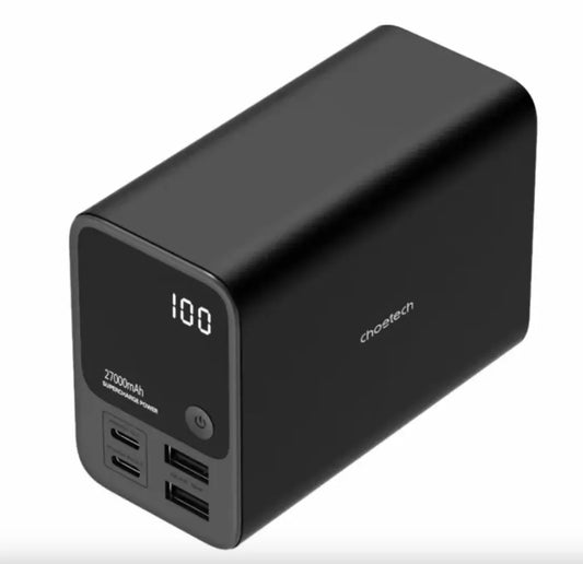 Choetech 27000mAh Power Bank (B635) 100W Fast Charging - Black